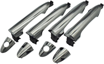 ya 10 9.16 baidi 4Pcs Chrome Door Outer Handles with Cap for Kia Picanto 2011-16 82651-1Y000