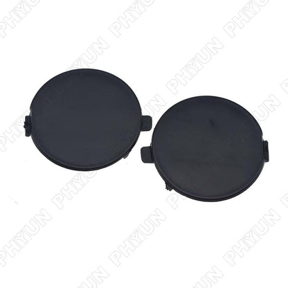 ya 6 8.24 baidi 2-Pack Left and Right Rear Bumper Tow Hook Cap Black for 2014-2016 for Mazda 3