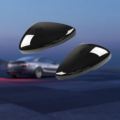 ya 11 9.14 baidiSuitable for Honda for Accord 2018-2023 rear view side mirror cap decorative glossy BlacxC-