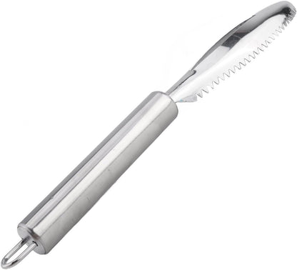 ya 14 9.20 baidi 1X Fish Scale Scraping Stainless Scaler For Fish Cleaning Tools Fish Skin Brush-1