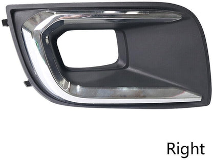 ya 11 9.14 zhengce 2PCS Front Left Right Bumper Fog Lamp Bezel Cover for Toyota Sequoia 2018-2