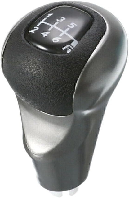 ya 4 8.14 Shift Knob Black Leather+Chrome finish for Honda for Civic 2006-2011 54102-SNA-A02