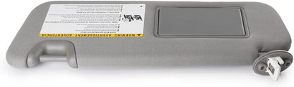 ya 11 9.14 baidiGray Left Driver Side Sun Visor for Toyota Highlander 14-19 3.5L 74320-0E074-B0