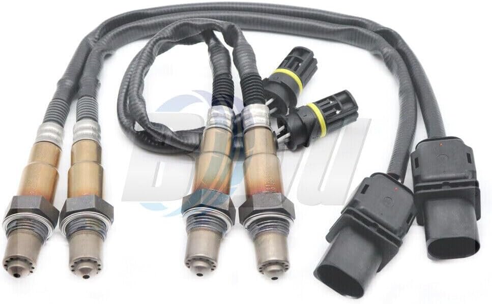 ya 9 10.24 Oxygen Sensor up + Downstream for Mercedes-Benz c300 2008-2012 e550 2011 4pcs