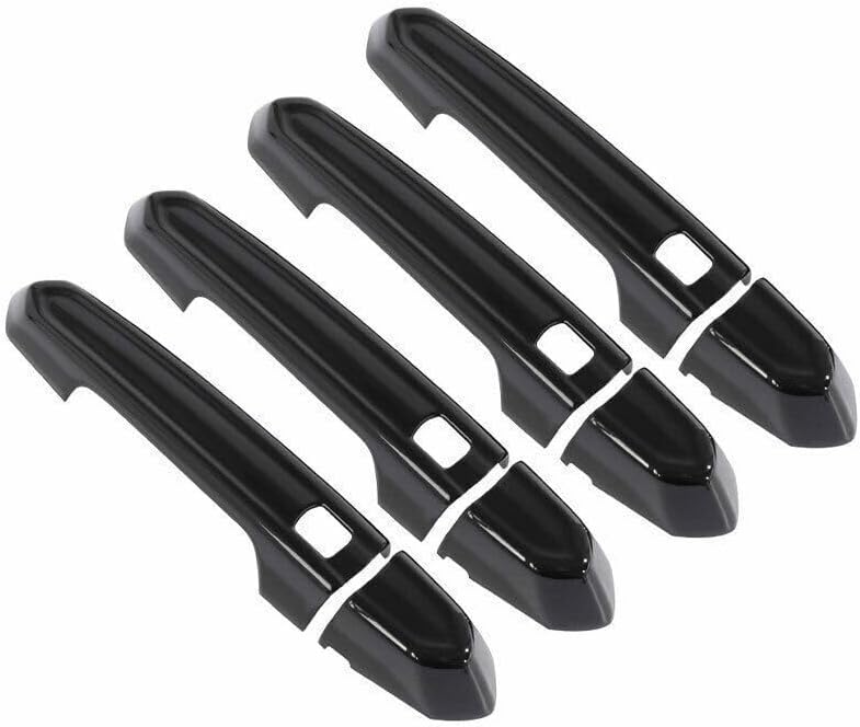ya 5 8.10 for 2020-2024 for Cadillac CT4 ABS Black Car Exterior Side Door Handle Cover Trim 8X