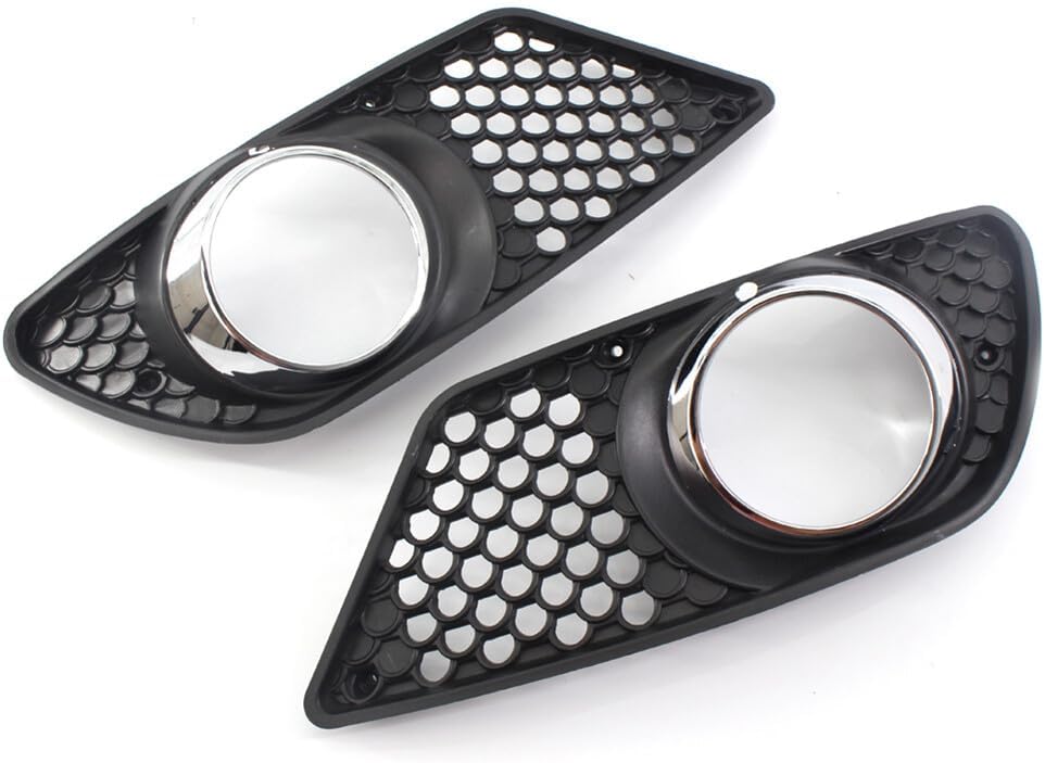 ya 10 9.16 zhengce Front Bumper Fog Light Grille Cover Left Right for Benz C Class W204 2008-2