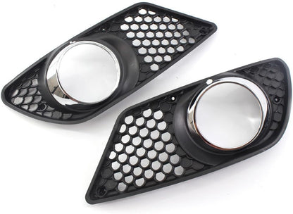 ya 10 9.16 zhengce Front Bumper Fog Light Grille Cover Left Right for Benz C Class W204 2008-2