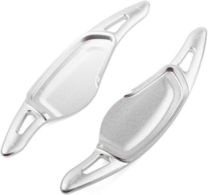 ya 15 10.19 zhengce Car Silver Steering Wheel Paddle Shifter Extension Fit for BMW 5 7 Series X