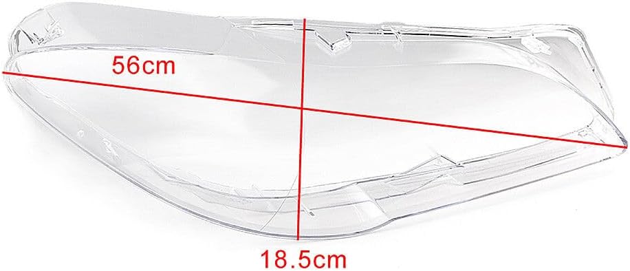 ya 4 8.10 for BMW 5 Series F10 F11 F18 520 525 10-13 Right Headlight Headlamp Lens Cover