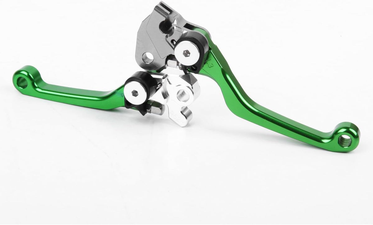 ya 11 9.14 baidifor Kawasaki KX250 2000-2004 Clutch Brake Levers Pivot Green US 2003 2002 2001