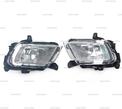 ya 9 10.24 1Pair For 2010 2011 2012 for Kia RIO 2Pcs Front Bumper Driving Lamp Fog Lamp