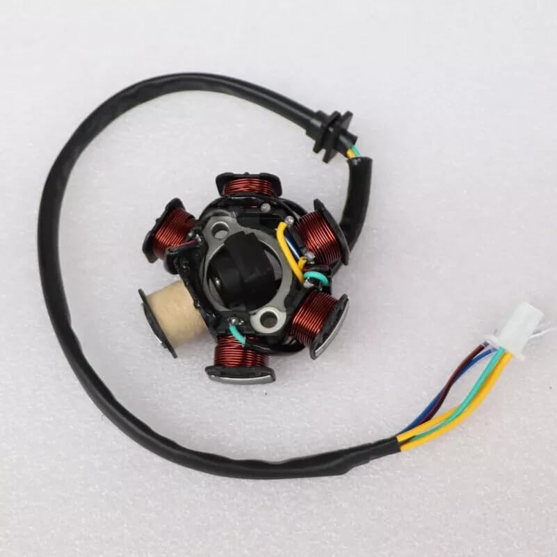 ya 4 8.8.2 6 Coil 5 Wire Ignition Magneto Stator for GY6-125cc ATV Quad Scooter Moped Bike