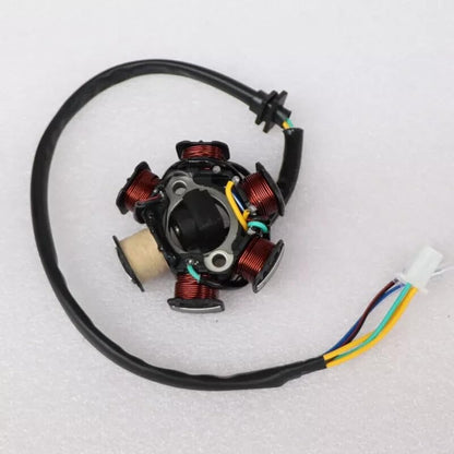 ya 4 8.8.2 6 Coil 5 Wire Ignition Magneto Stator for GY6-125cc ATV Quad Scooter Moped Bike