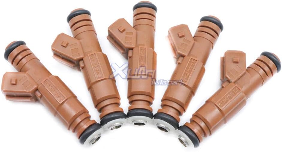 ya 14 9.20 zhengce 0280155831 Set 5 x Fuel Injector for Volvo V70 S70 C70 XC70 XC90 S80 1998--1