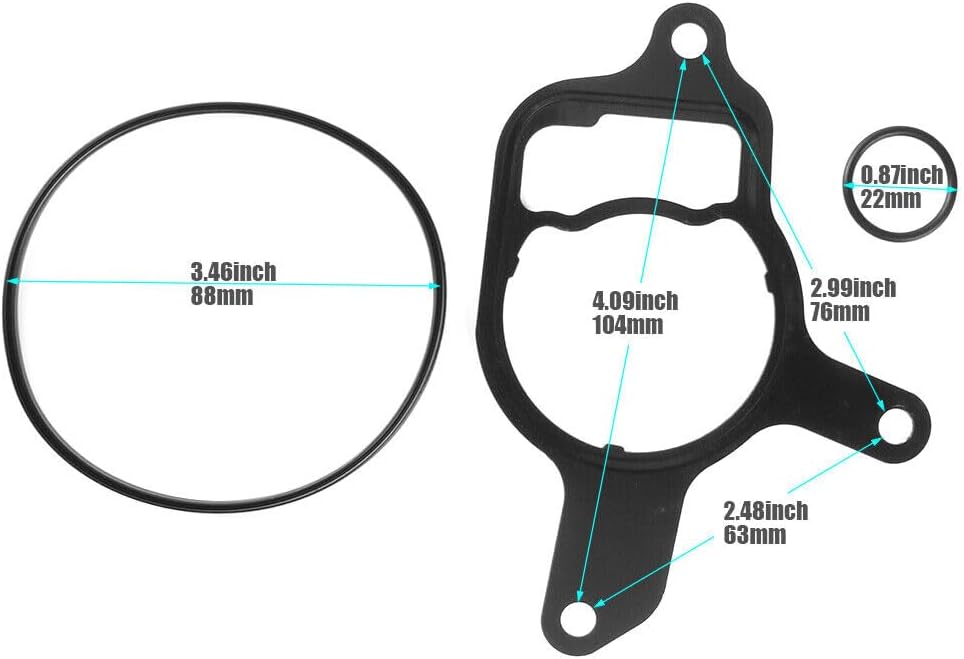 ya 4 8.8.2 Vacuum Pump Rebuild Seal Kit Gasket 07K145100C for VW for Audi Beetle for Golf for JETTA 2.5