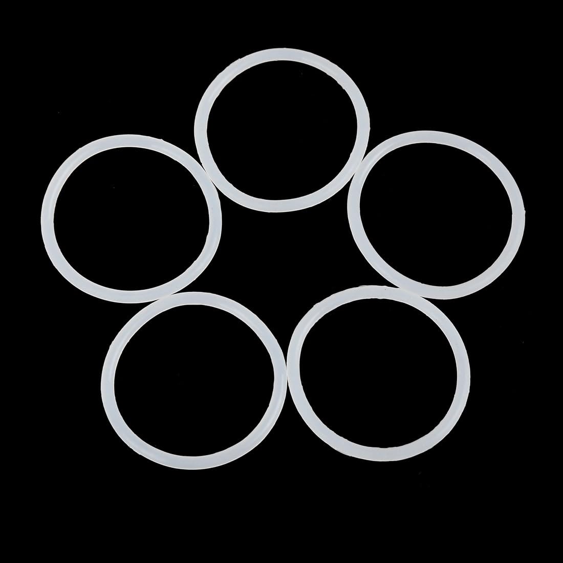 ya 13 9.15 baidi Silicone O-Rings, for Compressor Valves Pipe Repair, White,Pack of 10