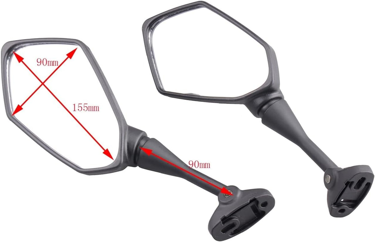 ya 13 9.15 baidi New Rear View Mirrors for Honda CBR600F4/F4I 99-06 CBR900RR CBR954RR RVT1000R