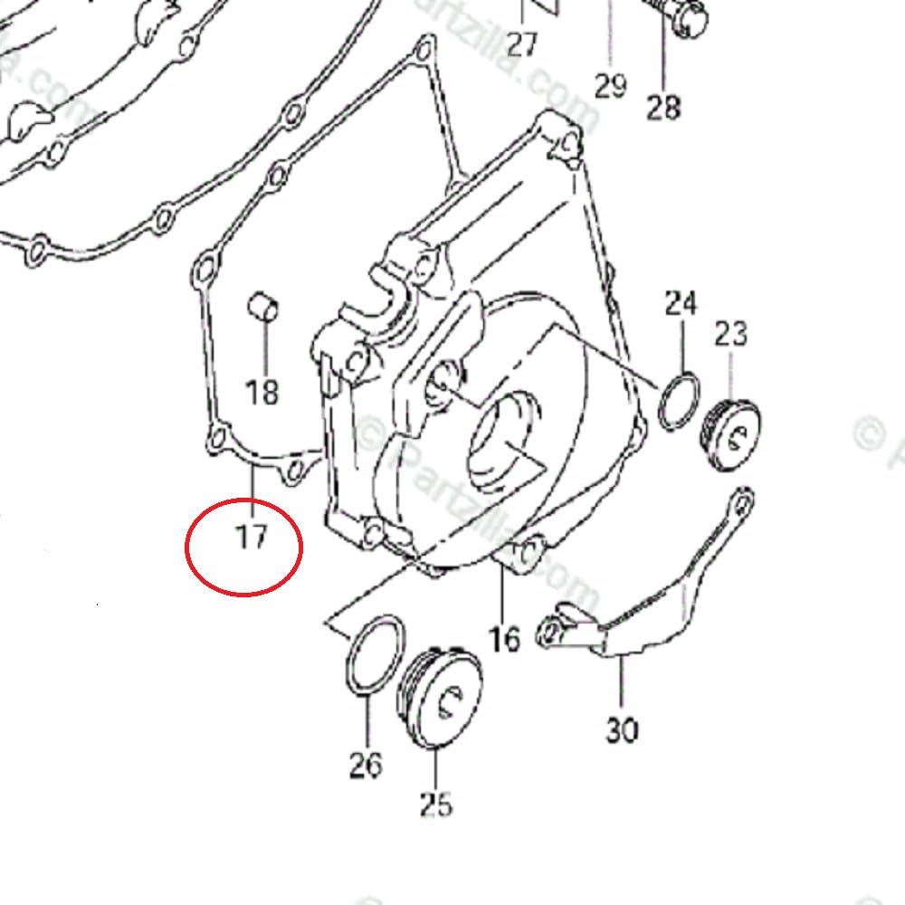 ya 13 9.15 baidi Generator Cover Sealing ket for Suzuki RMZ450 RM-Z450 2008-2023 11483-28H00