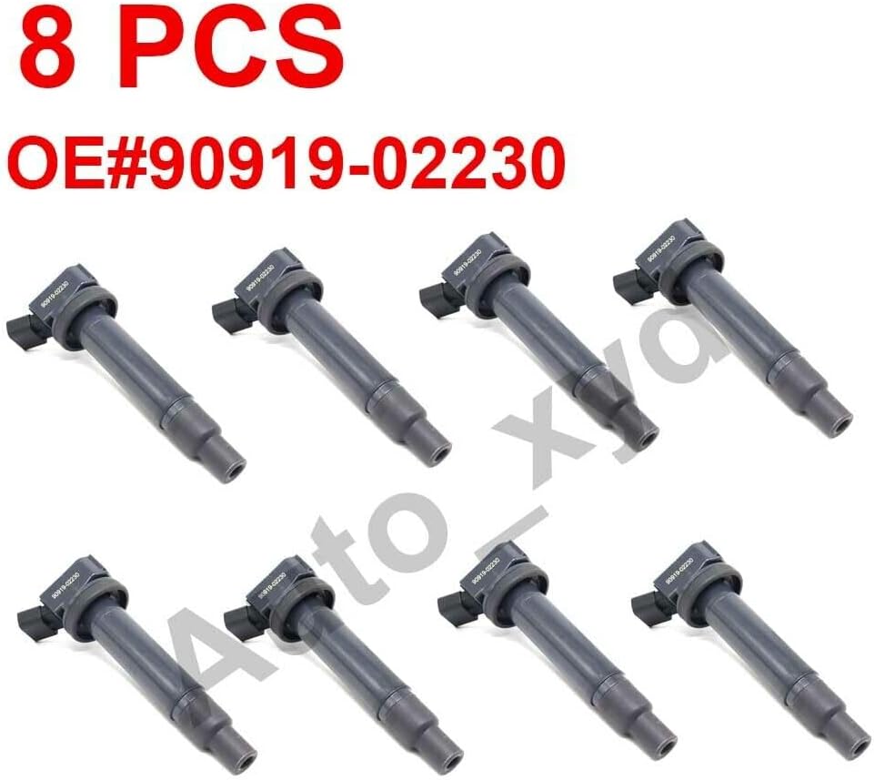 ya 4 8.14 8PCS Ignition Coil 90919-02230 for Lexus GS430/GX470/LS430/LX470/SC430 for Toyota