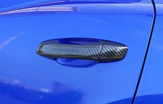 ya 5 8.10 for Audi Q3 2019-2020 2021 Carbon Fiber Style Outside Door Handle Cover Trim 8X