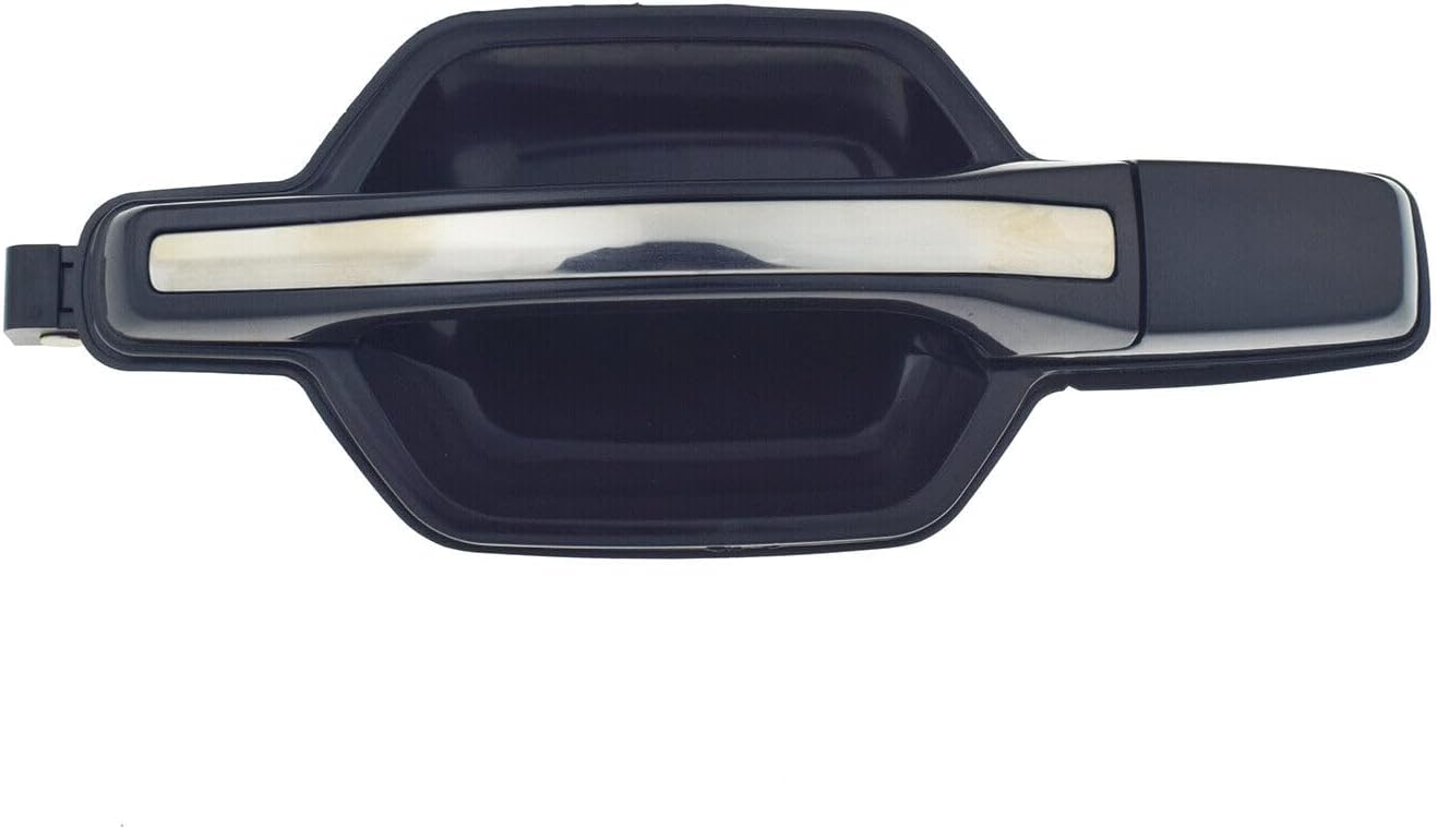 ya 4 8.8.2 Left Rear Door Exterior Handle Black and Chrome for 2001-06 for Mitsubishi Montero 