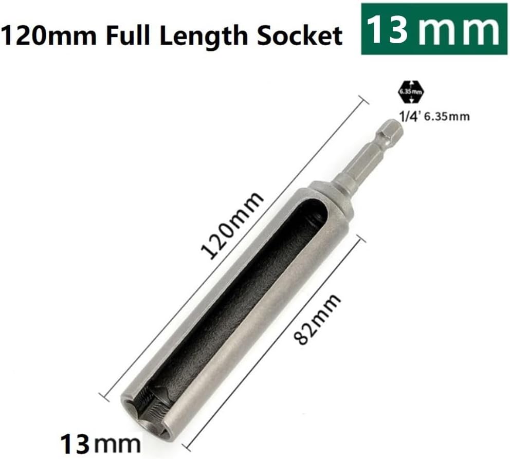 ya 14 9.20 baidi Slotted Extension Driver Electric Drill 1/4 120mm Chrome Vanadium Steel Hexagon-1