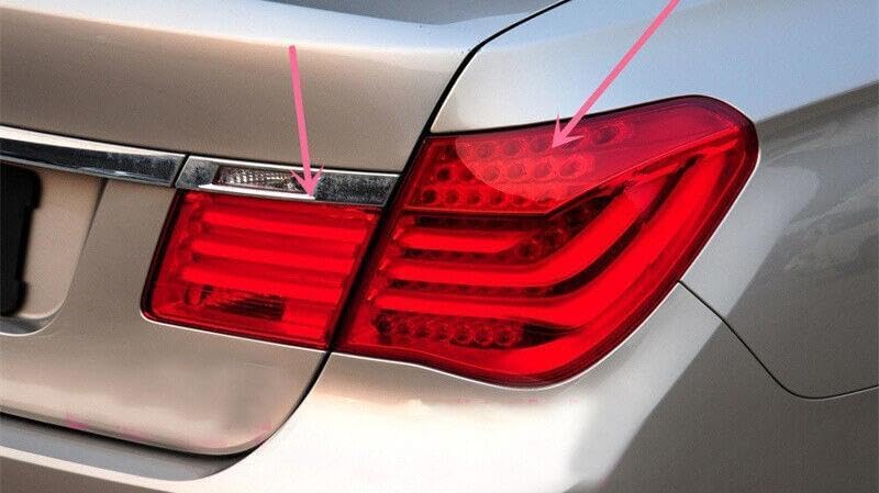 ya 10 9.16 zhengce 1PC Right Side Outside Rear Tail Light Lamp Cover for BMW 7 Series 2009-201