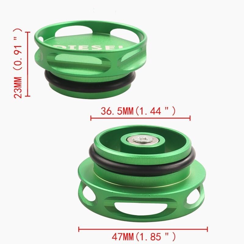 ya 5 8.10 Anti-lost rope aluminum alloy DEF hat fits 2013-2020 for Dodge for Ram 1500 trucks