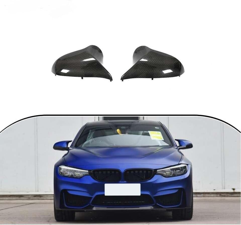 ya 11 9.14 baidiReal Carbon Fiber Side Mirror Cover Caps for BMW M2 M3 M4 F80 F82 F83 F87 14-20