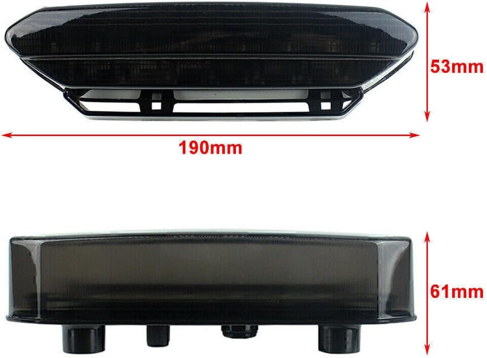 ya 10 9.16 zhengce SMOKE LED TAIL LIGHT YFZ 450 TAILLIGHT ASSEMBLY LAMP for Yamaha 2006-2009 Y