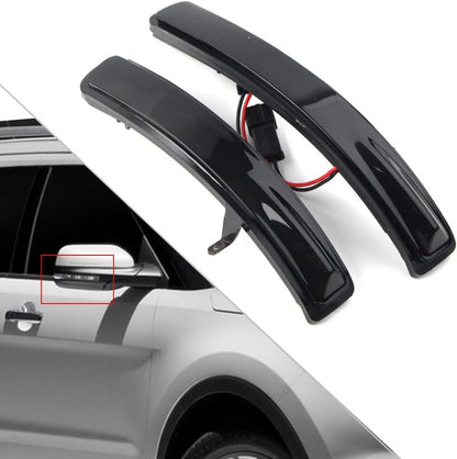 ya 11 9.14 baidiPair Side Mirror Dynamic Turn Signal Sequential Light for Ford Explorer 11-19