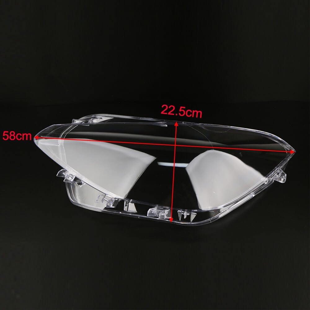 ya 10 9.16 zhengce A pair of headlight lens covers transparent lenses for BMW F20 2012-2014 ar