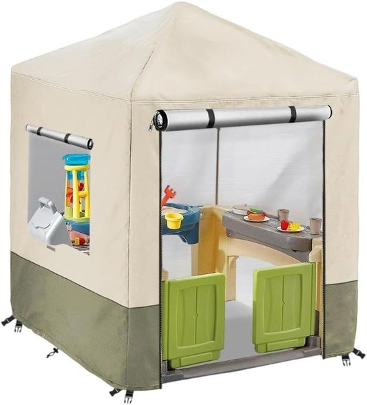 ya 26 10.21 baidi Kids For Playhouse Cover Waterproof 210D Ox for d Cloth Bei 56x56x60 Inch Size