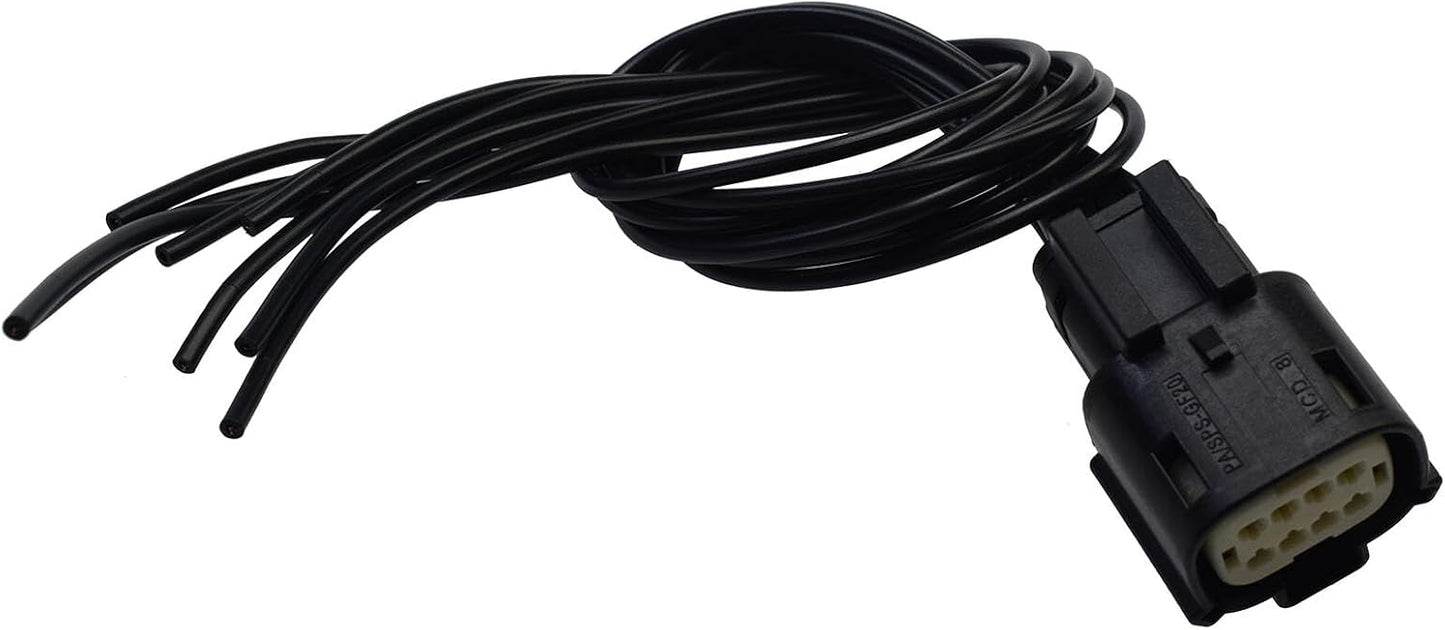 ya 4 8.14 Headlight Connector Pigtail Plug 6 Pin Wire 8 Way for Chevrolet Silverado 2016-2018