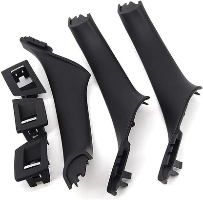 ya 5 8.10 Interior door panel handle pull edge cover suitable for 10-16 for BMW 5 Series F10 F11 EOA Black