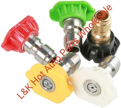 ya 28 10.13 baidi 5pcs Pressure Washer Tips Nozzles Quick Connect 1/4 Set