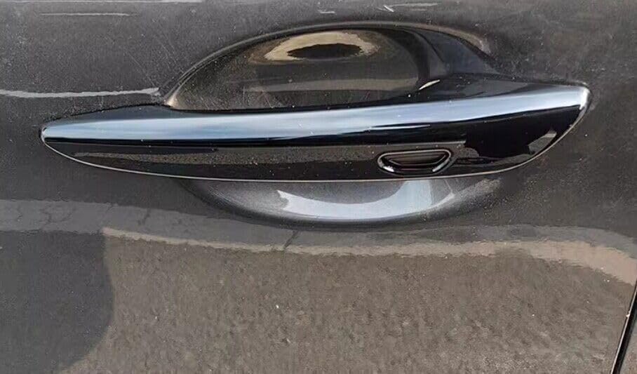 ya 5 8.10 for Mazda 3 Axela 2019-23 Black Look Door Side with for Smart Door Handle Cover Trim