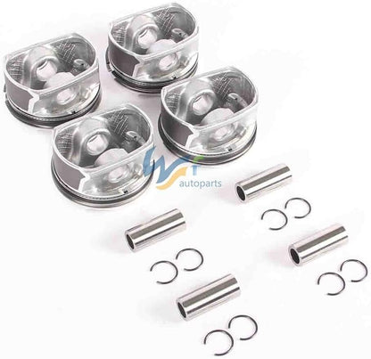 ya 4 8.24 baidi 1.6L Engine Piston & Ring Assembly Fit for Mini Cooper Cabrio 11257589348