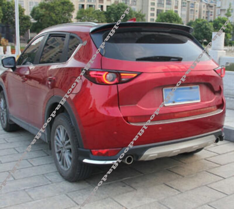 ya 2 8.15 Suitable for Mazda for CX-5 2017-2021 Black Rear Bumper Lip Chin Pot Splitter Protective Cover