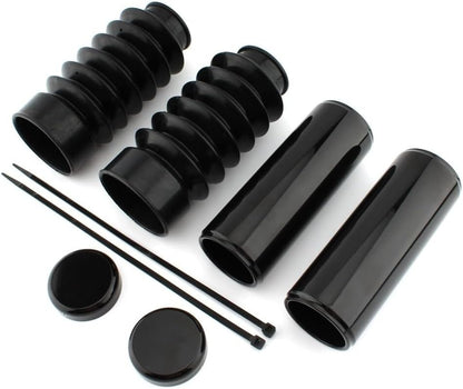 ya 4 8.14 Black fork protector for Harley Davi for DS on Sportster X48 FORTY-IGHT XL1200X