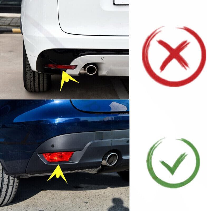 ya 10 9.16 zhengce Tail rear bumper left fog lamp reflector for Jaguar F-Pace 2017-2019