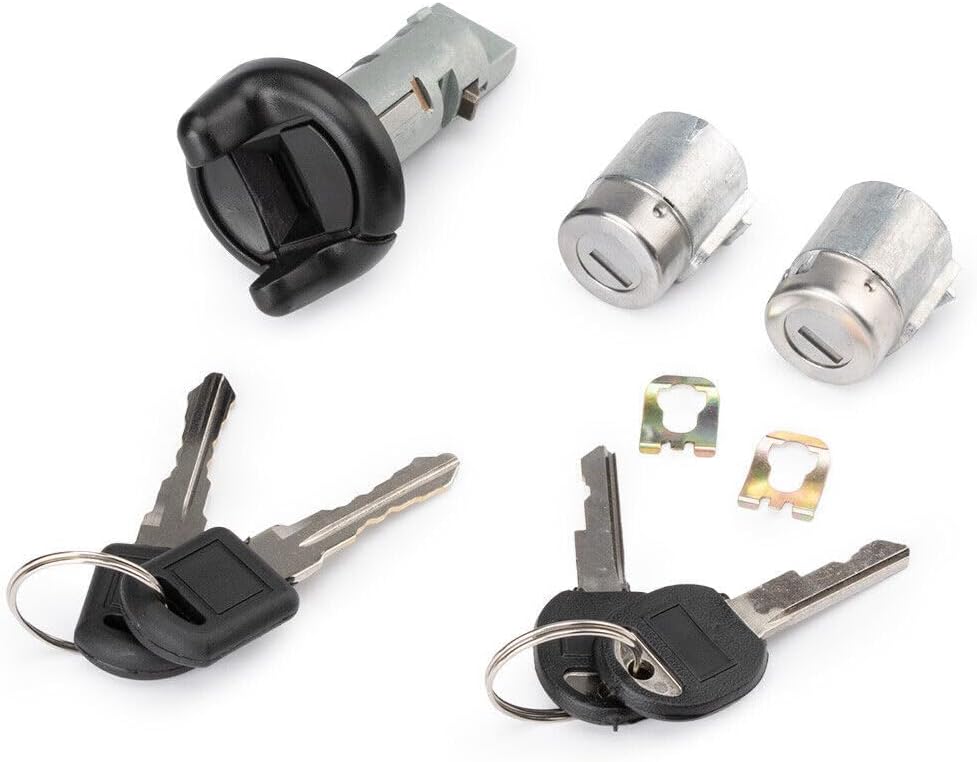 ya 11 9.14 baidiIgnition Key Switch Lock Cylinder & Door Lock Tumbler W/Keys for GM for Chevy 95-97