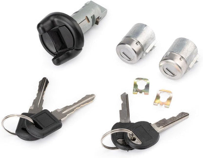 ya 11 9.14 baidiIgnition Key Switch Lock Cylinder & Door Lock Tumbler W/Keys for GM for Chevy 95-97