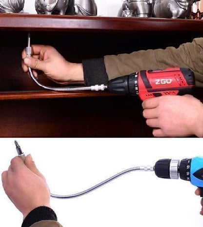 ya 26 10.21 baidi Flexible Extension Screwdriver Drill Bit Shaft Bit Holder 1/4Connecting Link