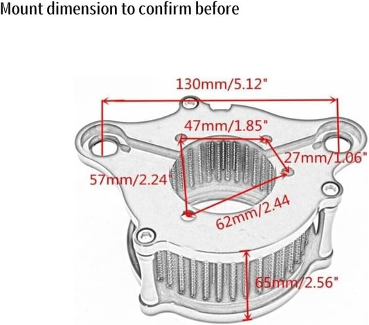 ya 5 8.10 Air purifier intake filter kit for Harley Davi for DS on Sportster XL883 XL1200 48 72