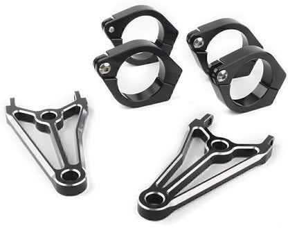 ya 6 8.14 39mm Motorcycle Headlight Mount Bracket Fork Head Lamp Holder for Harley Dyna