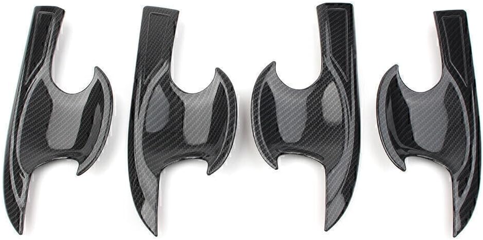 ya 4 8.14 Door Handle Bowl Cover Trim Carbon Fiber Style for Honda for Civic 2016 2017 2018