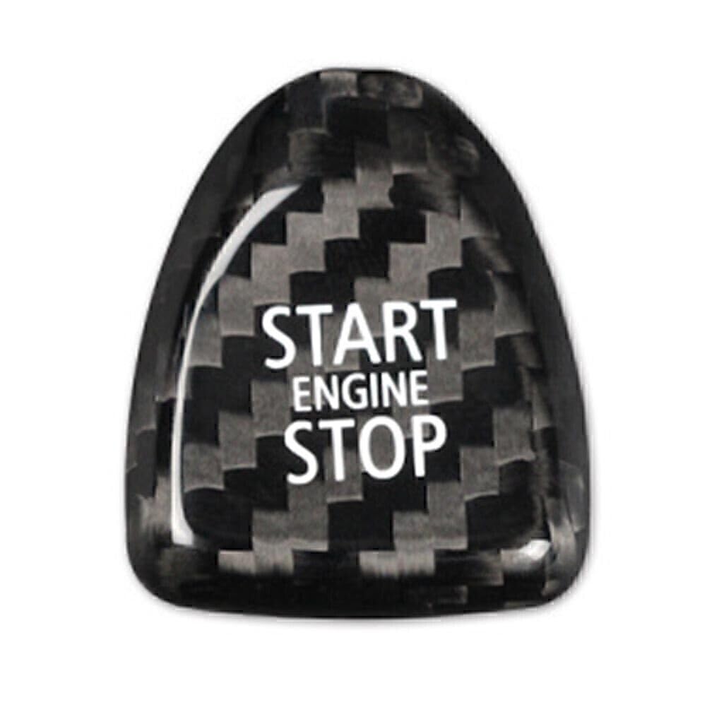 ya 6 8.24 baidi Black Carbon Keyless Start Button Cover Fit for BMW for Mini Cooper F Model F54 F55 F56