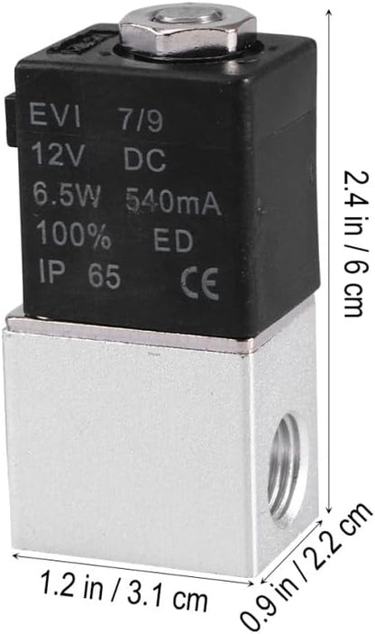 ya 10 9.16 baidi DC 12V 1/4 Inch 2-way 2-position BSP 2V025-08 Acting Normally Closed Solenoid