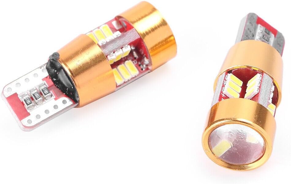 ya 7 8.24 baidi 10x LED anti-collision error, no car side wedge bulb, white 5W T10 3014 27SMD